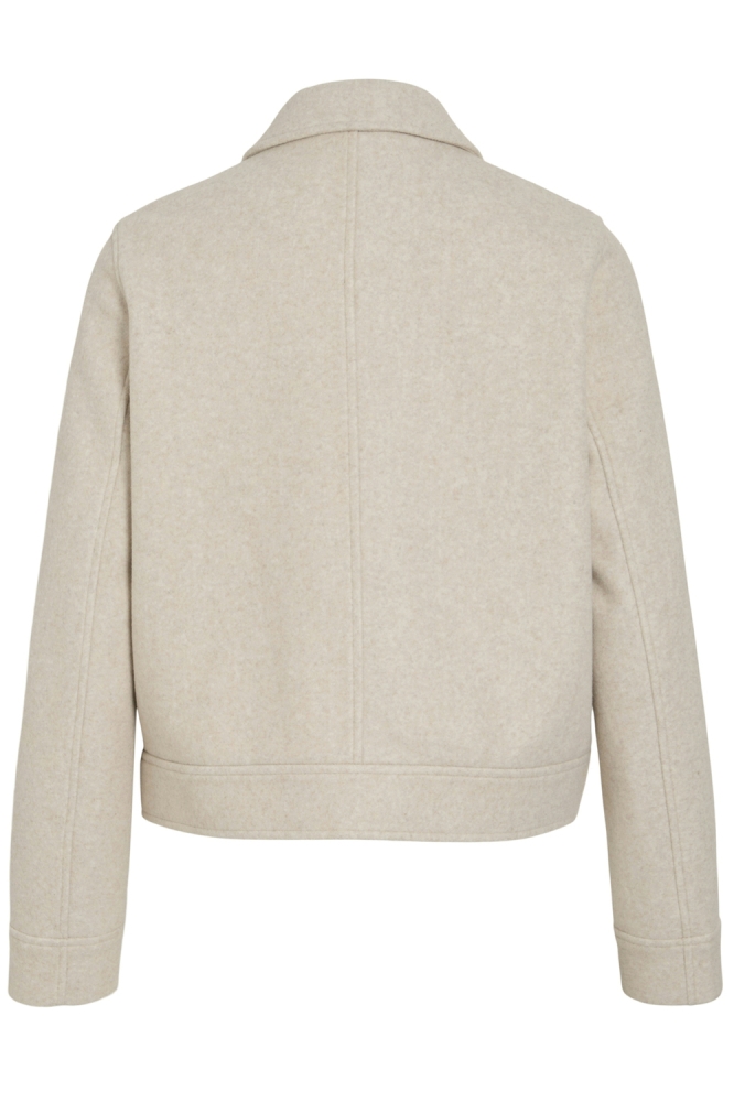 VIJUMPY L/S SHORT JACKET - NOOS 14100222 Super Light Natural Melan